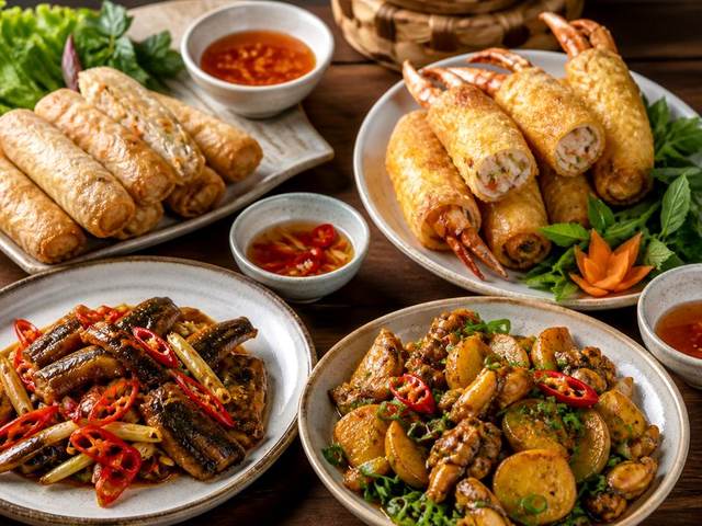 Lươn xào măng tươi