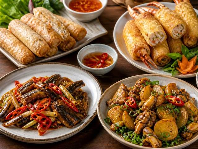 Ếch om chuối đậu