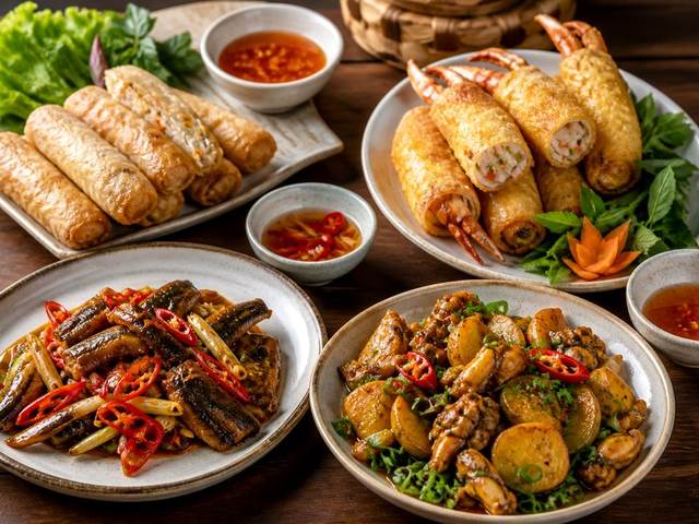 Miến xào hải sản