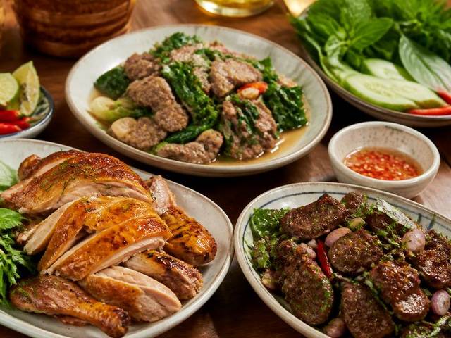 Bò xào dưa/cần/rau muống