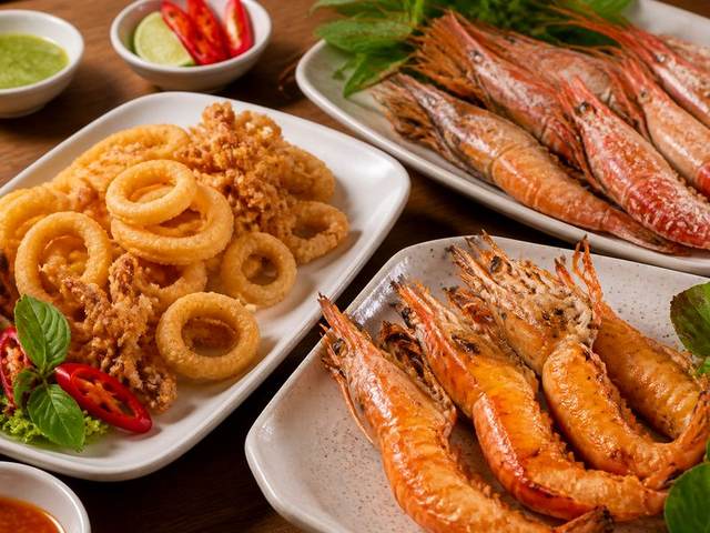 Mực chiên bơ