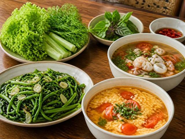 Rau muống xào tỏi